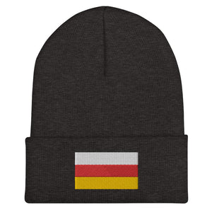 North Ossetia Flag Beanie - Embroidered Winter Hat