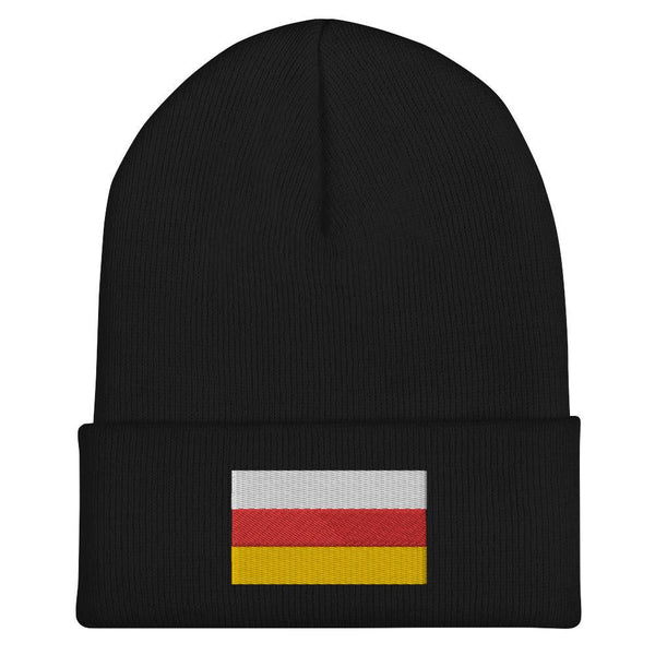 North Ossetia Flag Beanie - Embroidered Winter Hat