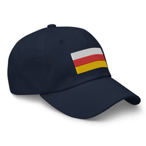 North Ossetia Flag Cap - Adjustable Embroidered Dad Hat