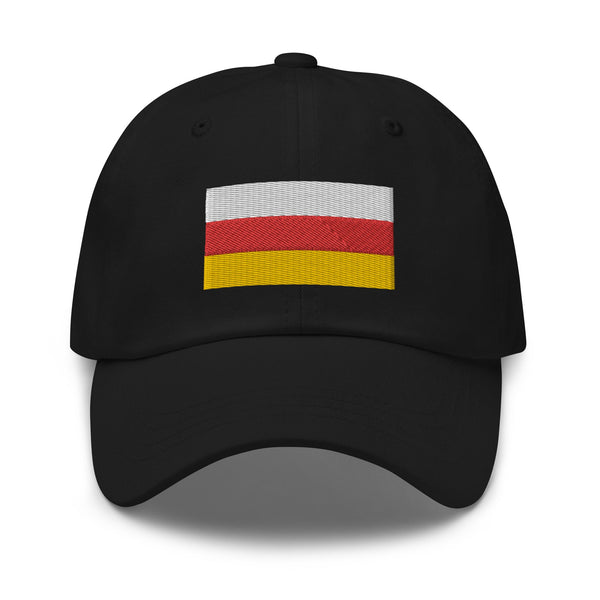 North Ossetia Flag Cap - Adjustable Embroidered Dad Hat
