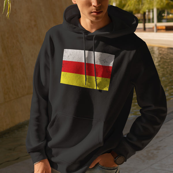 North Ossetia Flag Hoodie