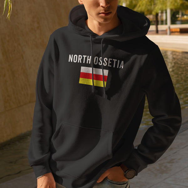North Ossetia Flag Hoodie
