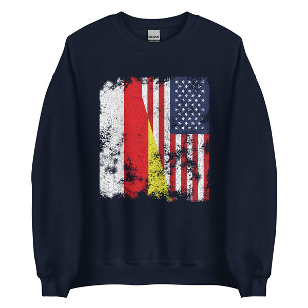 North Ossetia USA Flag - Half American Sweatshirt