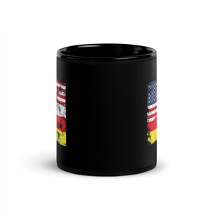 North Ossetia USA Flag Mug