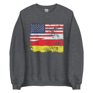 North Ossetia USA Flag Sweatshirt