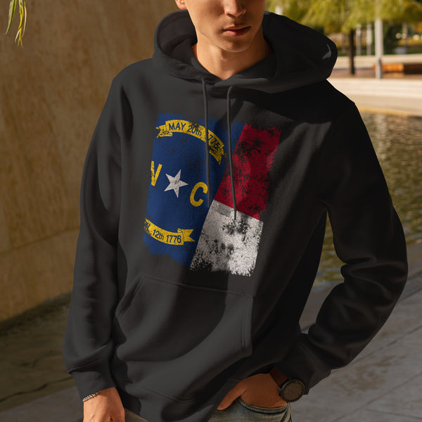 North Carolina State Flag Hoodie