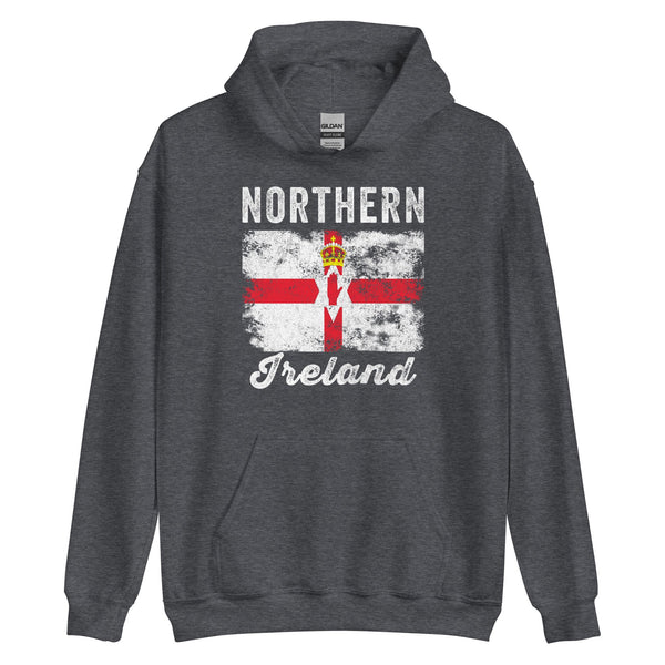 Northern Ireland Flag Distressed Hoodie