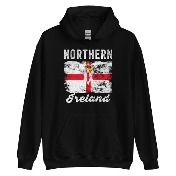 Northern Ireland Flag Distressed Hoodie