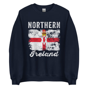 Northern Ireland Flag Distressed Sweatshirt