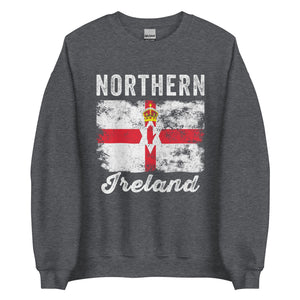 Northern Ireland Flag Distressed Sweatshirt