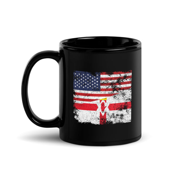 Northern Ireland USA Flag Mug