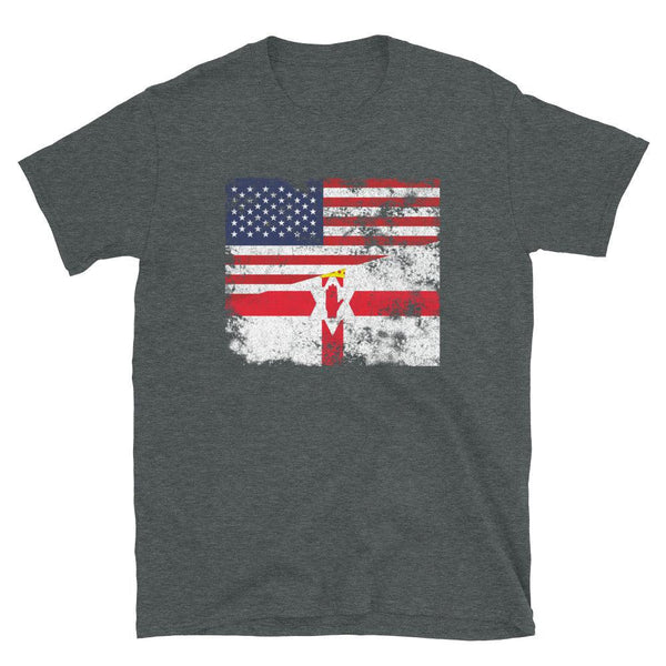 Northern Ireland USA Flag T-Shirt