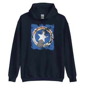 Northern Mariana Islands 1976-1989 Flag Hoodie
