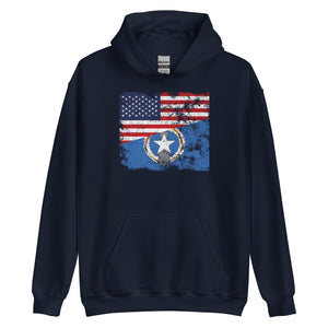 Northern Mariana Islands 1976-1989 USA Flag Hoodie