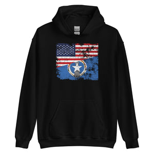 Northern Mariana Islands 1976-1989 USA Flag Hoodie