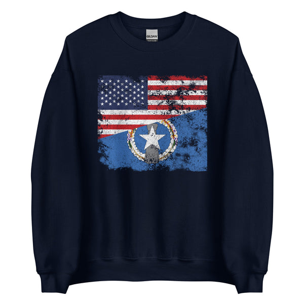 Northern Mariana Islands 1976-1989 USA Flag Sweatshirt