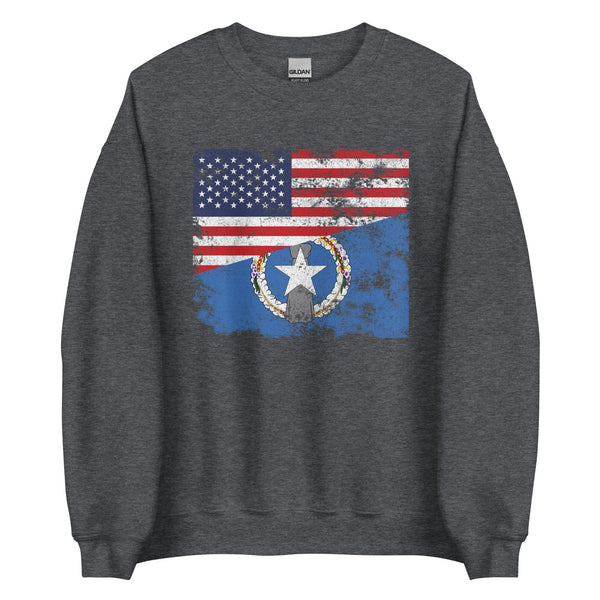 Northern Mariana Islands 1976-1989 USA Flag Sweatshirt