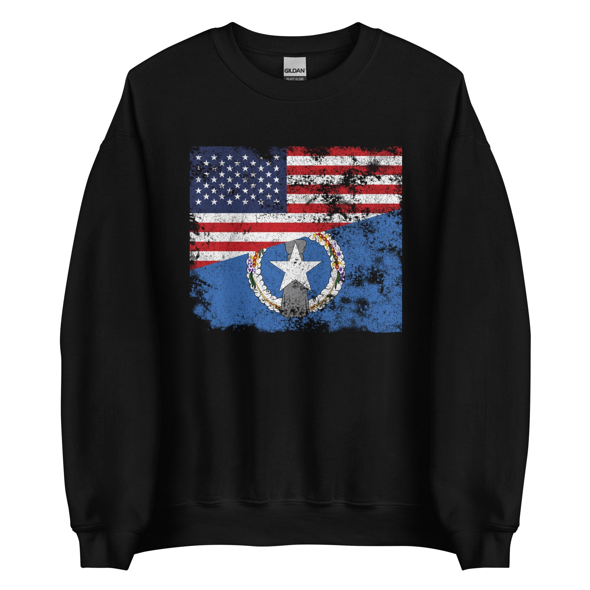 Northern Mariana Islands 1976-1989 USA Flag Sweatshirt
