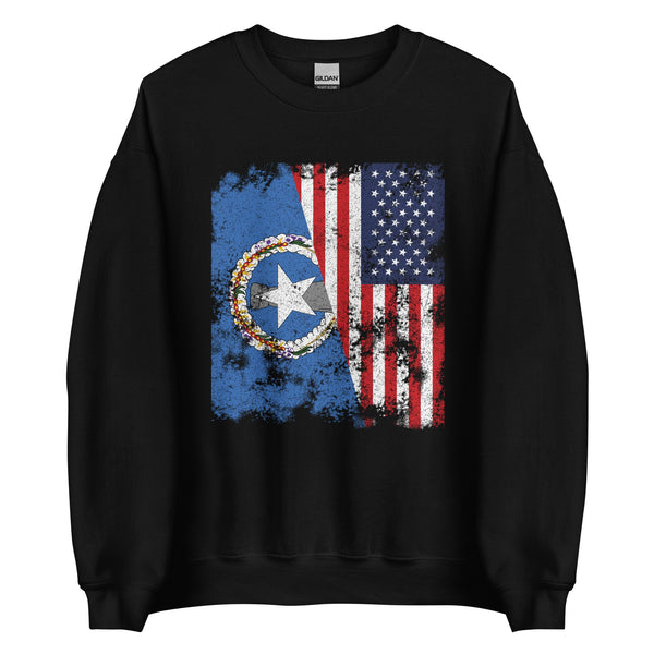 Northern Mariana Islands 1976-1989 USA Flag Sweatshirt