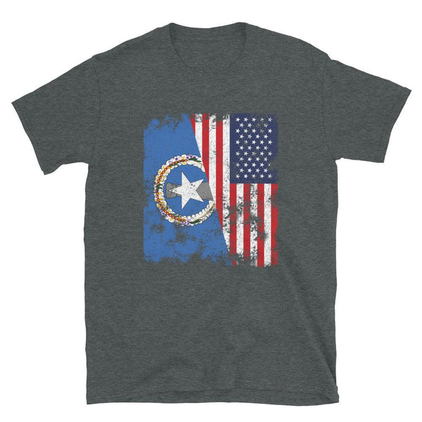 Northern Mariana Islands 1976-1989 USA Flag T-Shirt