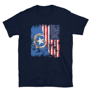 Northern Mariana Islands 1976-1989 USA Flag T-Shirt