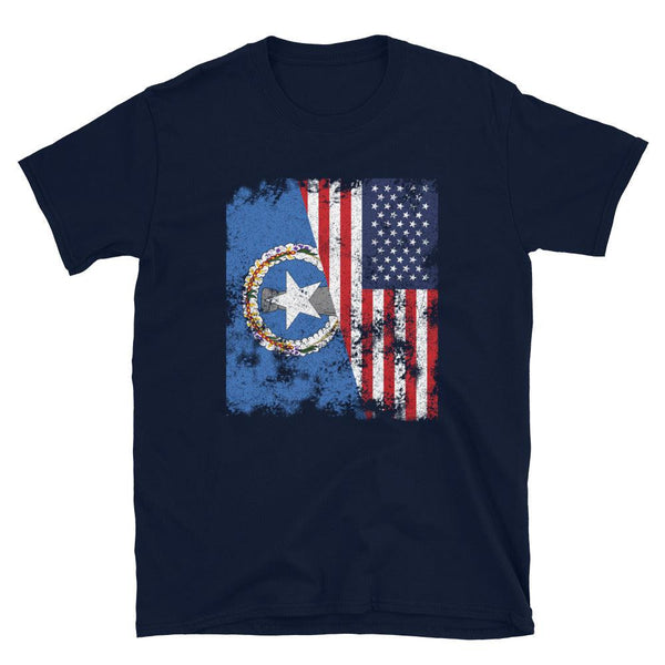 Northern Mariana Islands 1976-1989 USA Flag T-Shirt