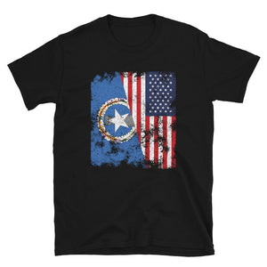 Northern Mariana Islands 1976-1989 USA Flag T-Shirt