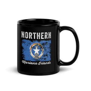 Northern Mariana Islands Flag Distressed Mug