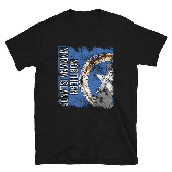 Northern Mariana Islands Flag Distressed T-Shirt