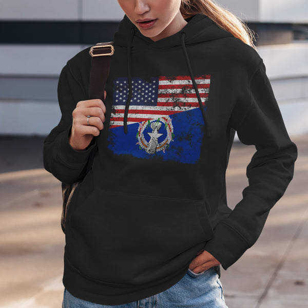 Northern Mariana Islands USA Flag Hoodie