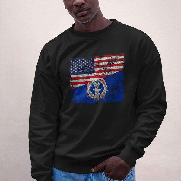 Northern Mariana Islands USA Flag Sweatshirt