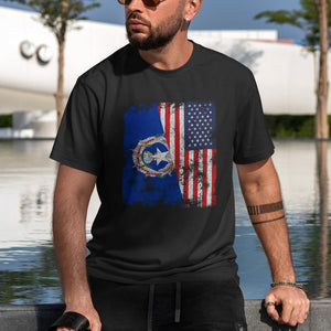Northern Mariana Islands USA Flag T-Shirt