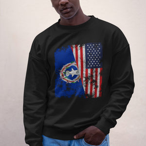 Northern Mariana Islands USA Flag Sweatshirt