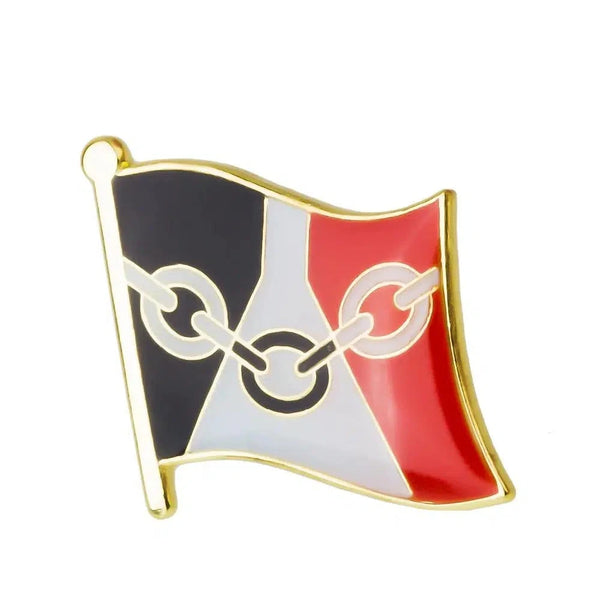 Northumberland Flag Lapel Pin - Enamel Pin Flag