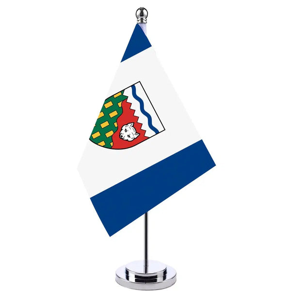 Northwest Territories Desk Flag - Small Office Table Flag