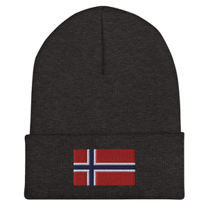 Norway Flag Beanie - Embroidered Winter Hat