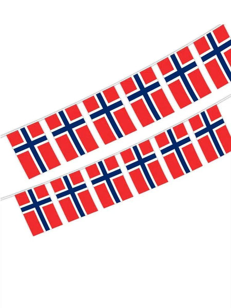 Norway Flag Bunting Banner - 20Pcs