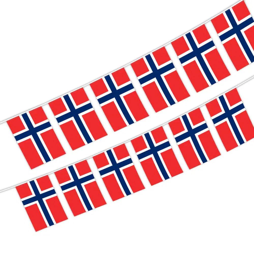 Norway Flag Bunting Banner - 20Pcs