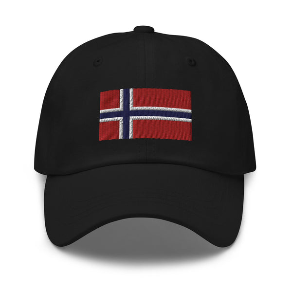 Norway Flag Cap - Adjustable Embroidered Dad Hat