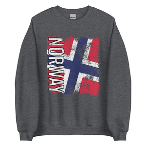 Norway Flag - Distressed Flag Sweatshirt