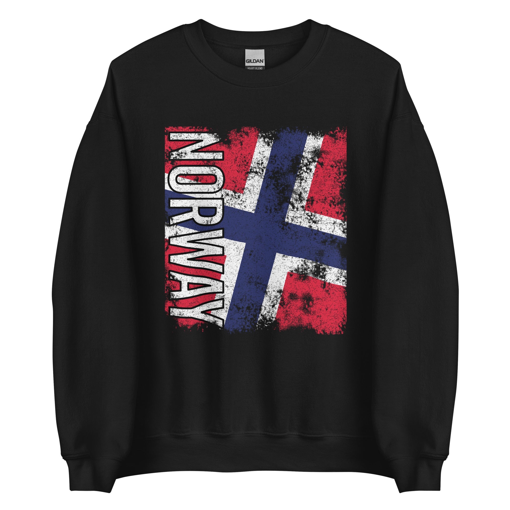 Norway Flag - Distressed Flag Sweatshirt