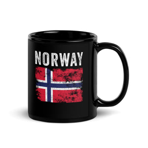 Norway Flag Distressed - Norwegian Flag Mug