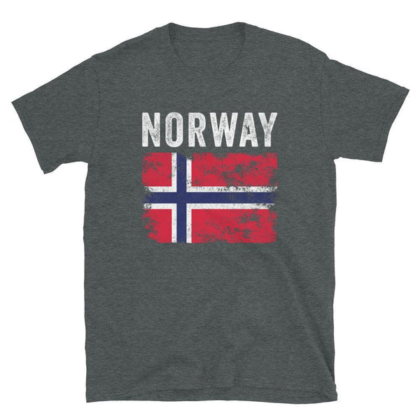 Norway Flag Distressed - Norwegian Flag T-Shirt