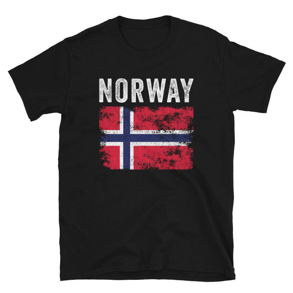 Norway Flag Distressed - Norwegian Flag T-Shirt