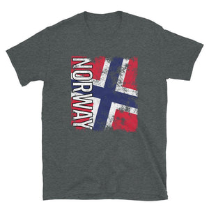 Norway Flag Distressed T-Shirt