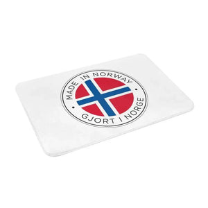 Norway Flag Doormat - Welcome Mat for Bath and Front Door
