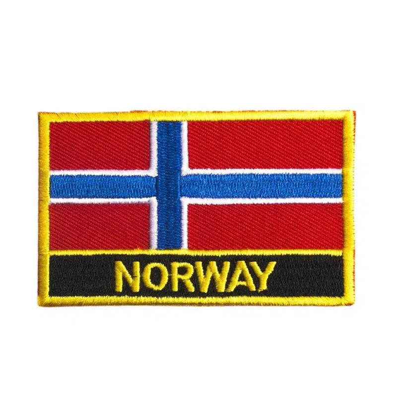 Norway Flag Patch - Sew On/Iron On Patch