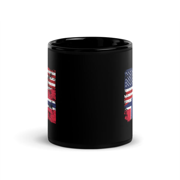 Norway USA Flag Mug