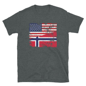 Norway USA Flag T-Shirt