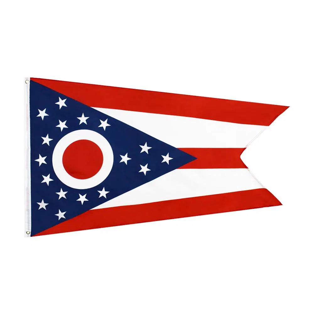 Ohio State Flag - 90x150cm(3x5ft) - 60x90cm(2x3ft)